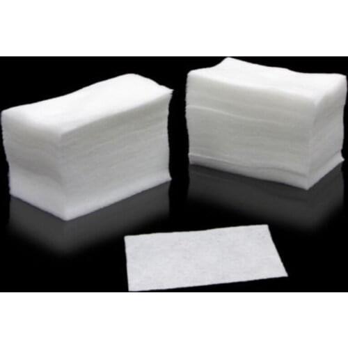 1Pack of 100pcs White Nail Art Wipes UV Gel Nail Polish Remover Cleaner Wipe Cotton Lint