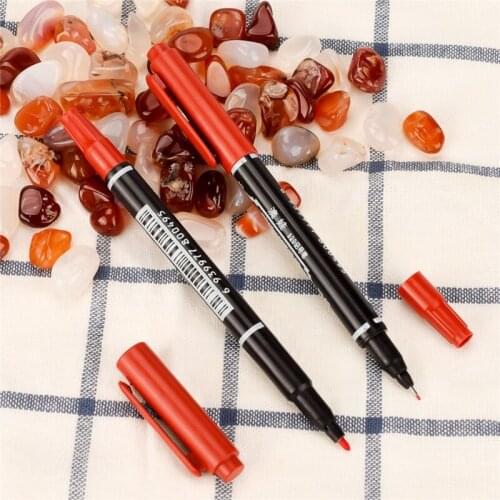 3pcs Tattoo Skin Marker Scribe Dual-Tip Permanent Tattoo Piercing Pen Body Art 27RC