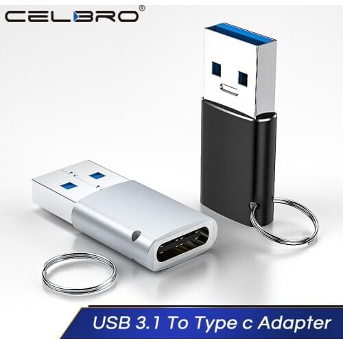 USB C Adapter USB 3.1 Male To USB Type C Female Type-C Adapter for Laptop Samsung Note 20 S20 Ultra Xiaomi Earphone USB Adapter