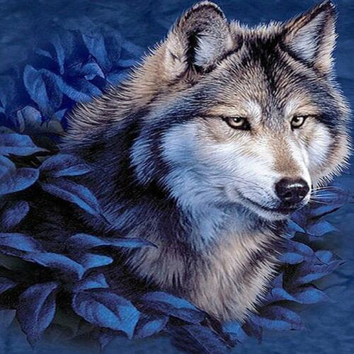 New Full Diamond Painting wolf animal diamond embroidery sale Needlework Diamond Mosaic Cross Stitch Office decoration wall art
