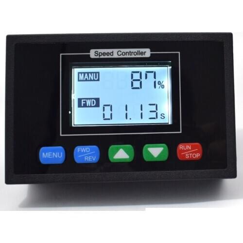 30A DC10V-55V Full automatic DC motor governor speed controller Tachometer Timing forward and reverse