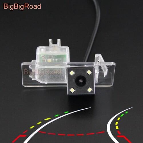 BigBigRoad Car Intelligent Dynamic Track Rear View Camera For Volkswagen Sharan For Skoda Superb Derivative 2013 2014 2015 2016