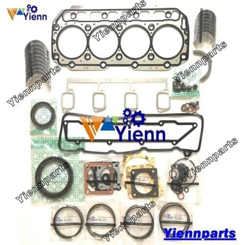 For Yanmar 4TNE106T Overhaul Re-ring Kit Engine 4TNE106-1HC 4TNE106-2HC 4TNE106T-ML 4TNE106-AG Piston Ring Set Bearing Set
