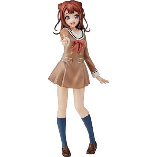 Original Anime Figure BanG Dream School Days Toyama Kasumi Action Figure PVC Model Doll Decoration Toy Childrens Birthday Gift