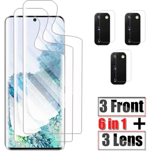 Full Cover Hydrogel Film For Samsung Galaxy Note 20 Ultra S20 Plus Screen Protector Camera Protective Glass On Sumsung S20Plus