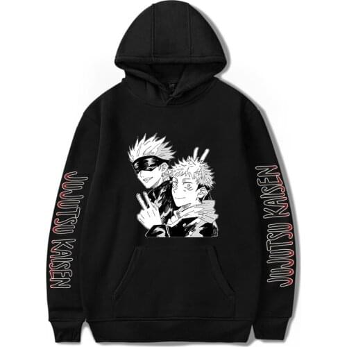 Jujutsu Kaisen Hoodies Comics Hoodie Hooded Sweatshirts Mens Jacket Casual Unisex Oversized Clothes Winter Spring Hip HOP Full