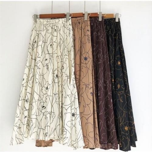 Limiguyue Summer Bohemian Long Maxi Skirt Women Fashion Chic Print Chiffon Skirt Female Boho Beach High Waist Skirts Saia K481
