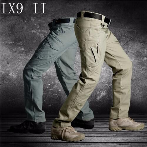 TAD IX9(II) Men Militar Tactical Cargo Outdoor Pants Combat Swat Army Training Military Pants Sport Trousers for Hiking Hunting