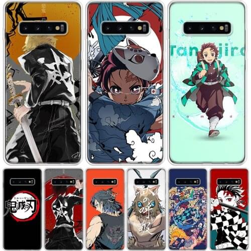 Anime Demon Slayer Kimetsu no Yaiba Phone Case for Samsung Galaxy A51 A71 A50 A70 A40 A30 A20E A10 A01 A21 A41 M30S A6 A7 A8 A9
