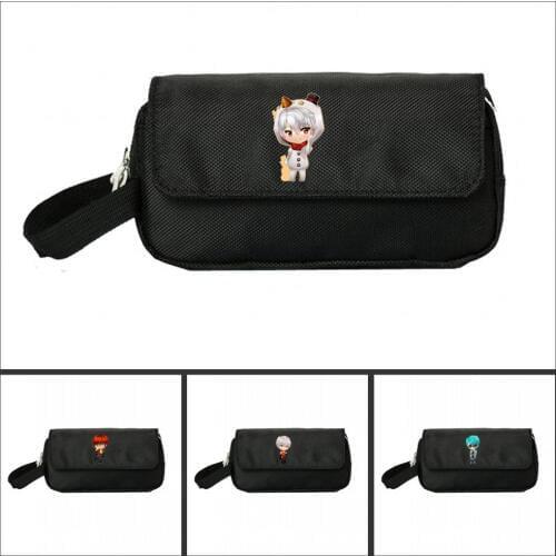 Mystic Messenger Pencill Case Women Cosmetic Cases Makeup Bag Child Girls student Double pencill Bag Handbag