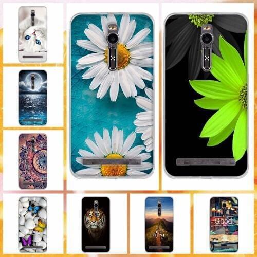Painted BacK Cover for Asus Zenfone 2 ZE551ML Case Silicon Shell for Asus Zenfone2 ZE551ML Cell Phone Cover Case Soft TPU Luxury
