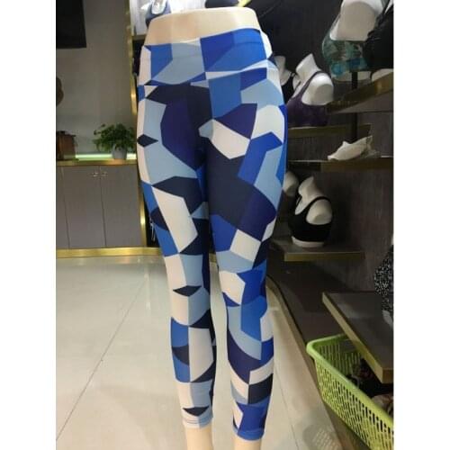 Doughnut Geometric Print Yoga Pants Fitness Gym Jogging Suit For Women Hip Lift Leggings Running Sport Tights