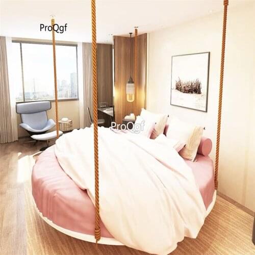 Prodgf 1 Set 180cm round shape Hanging Outdoor Minshuku Bed no mattress