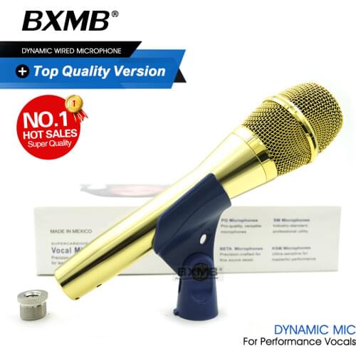 Grade A KSM9 Professional Dynamic Wired Microphone Super-Cardioid KSM9G Mic For Performance Live Vocals Karaoke Podcast Stage