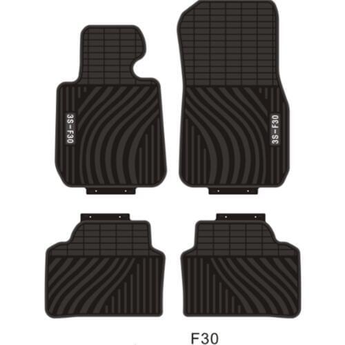 Rubber Car Floor Mats for 1998-2019 Year BMW 3 Series 5 Series E90 E46 F30 F10 Custom No Odor Carpets Waterproof