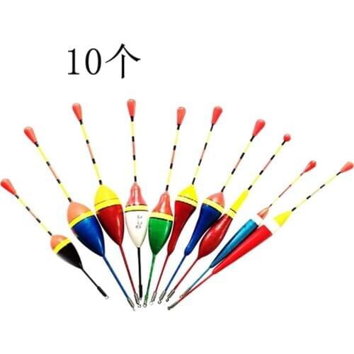 Fishing Light Stick Fishing Floats Set Buoy Bobber Fluctuate Mix Sie Color Float Buoy Pesca Light Stick Floats 10Pcs/Lot For Fis