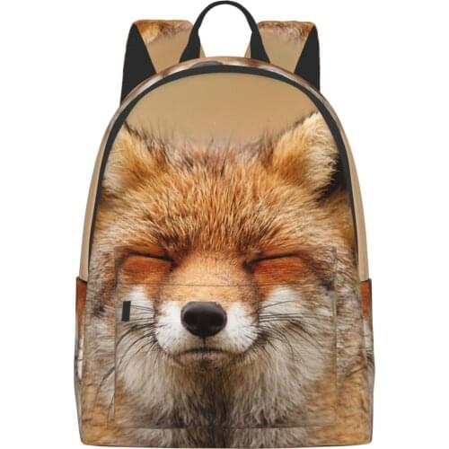 Zen Fox Red Fox Girl backpack boy computer backpack man backpack woman backpack