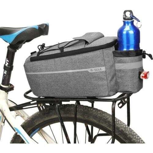 Bicycle Bag Insulated Trunk Cooler Pack Cycling Bicycle Rear Rack Storage Luggage Pouch Reflective MTB Bike Pannier Bottle Rack