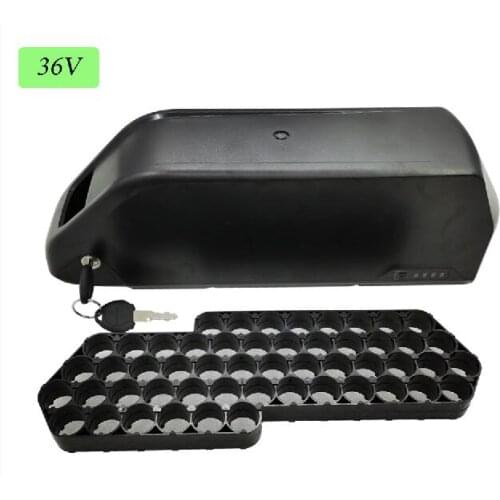 Electric bike battery box jumbo shark polly down tube case DP 5C for 52 Pcs 21700 cells ebike battery case fat tire e-bike