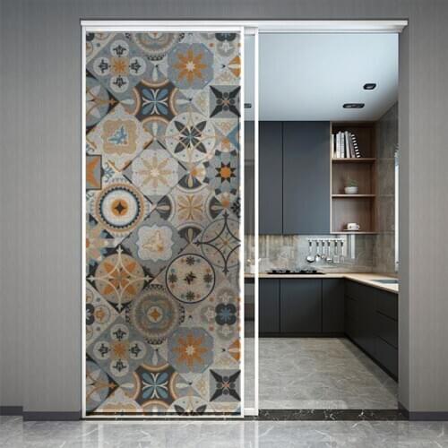 Customized Size Static Cling Marbling Pattern Window Film Stained Frosted Decorative Privacy Protection Glass Cover