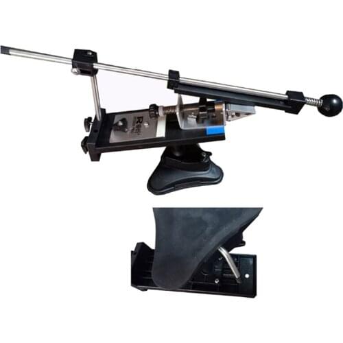 Flip Chuck with Single Head 360-degree Turning and Sharpening Knife Sharpener Works Well No Need for Secondary Clamping