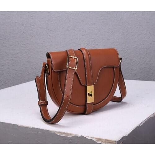 2020 New High quality Crossbody Women bag Genuine leather messenger bag luxury brand design cowhide Shoulder Bags