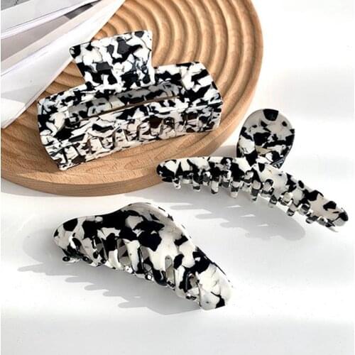 New Fashion Women Hair Claw Clip Large Barrette Crab Hair Claws Bath Clip Ponytail Clip For Women Girls Hair Accessories Gift