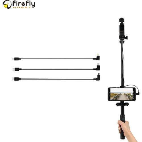 1pc TYPE-C to Android IOS Data Cable Conversion Line for POCKET 2 / MAVIC AIR 2 / OSMO POCKET Gimbal Camera Accessory