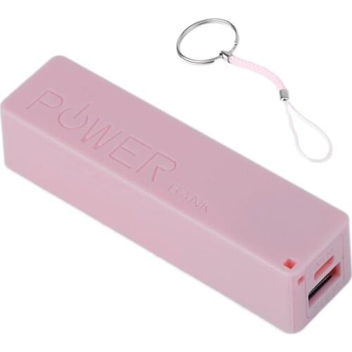 2600mah Portable Size No Battery Powerbank 1*18650 Battery External Backup Battery Charger Power Bank Case for Smart Phone Piece