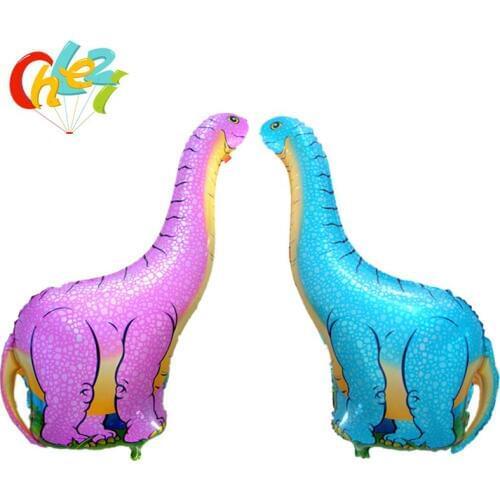 50pcs/lot 96x68cm large Dinosaur Aluminum Foil Balloons Jurassic World Globos Birthday Party Pet Theme Decorations Kids Toys