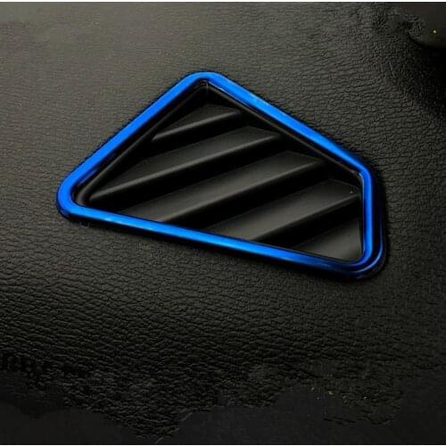 Stainless Steel 2PCS Center Armrest Instrument Decorated Frame For Great Wall Haval H2 CAA094