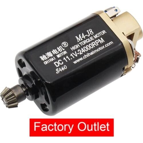 Chihai Motor CHF-460W-11240 CNC Short Fhaft High Torque Dc Motor For Jinming M4a1-J8 Bing Feng Bf-P90 Gel Blaster Pasts