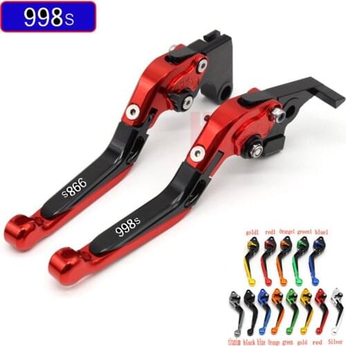 For DUCATI 998S 998 S 1999 2000 2001 2002 2003 Motorcycle Folding Extendable CNC Moto Adjustable Clutch Brake Levers