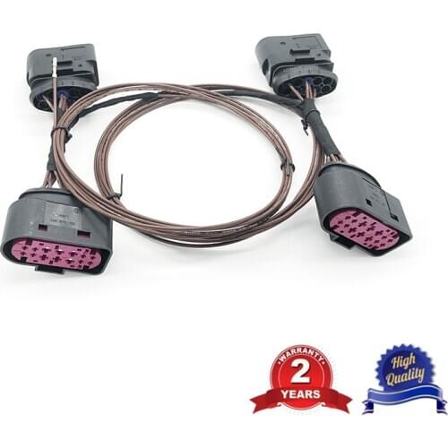 For VW Golf 7 MK7 Bi Xenon Headlight Upgrade Adapter Cable Wiring Harness Loom