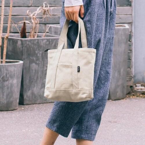 Canvas Messenger bag female wild ins super fire small bag women new Japanese and Korean version of simple shoulder canvas small