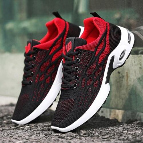 New Casual Sneaker Mesh Breathable Lace-up Mens Trainers Branded Fashionable Sports Shoes For Men Male Running Shoe