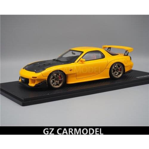 IG 1:18 MAZDA RX7 FD3S Initial D JDM Limited Collector Edition Metal Diecast Model Toy Gift