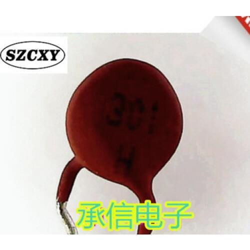 New and original 100PCS PTC 301 300OHM Are temperature thermistor The diameter of 5 mm