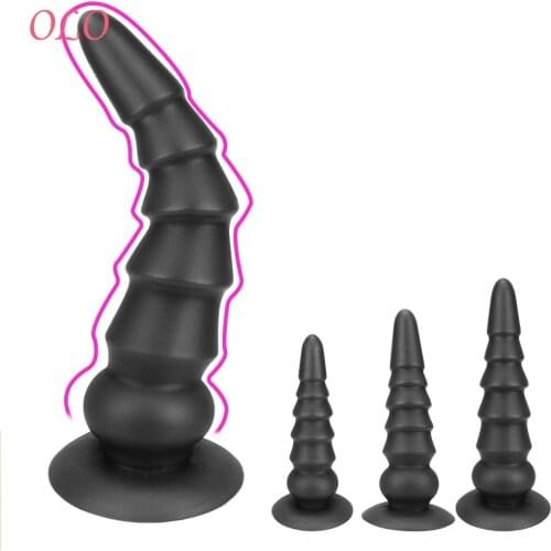 OLO Super Huge Big Dildo Sex Toys For Woman Man Butt Plug Anal Expansion Pagoda Anal Plug Vagina Masturbation Anal Stimulation