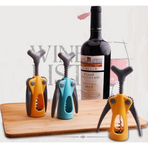 ABS+Stainless Steel Red Wine Bottle Opener Kitchen Accessories Beer Soda Cap Red Wine Bottle Opener Bar Supplies Kitchen Tool