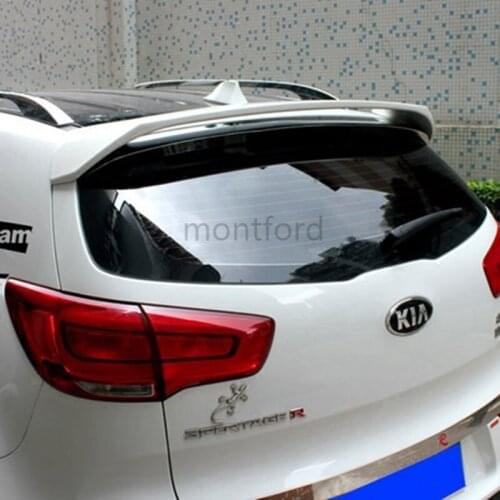 SHCHCG For Kia Sportage R 2011 2012 2013 2014 2015 ABS Plasrtic Unpainted Color Tail Wing Rear Boot Lip Trunk Rear Roof Spoiler