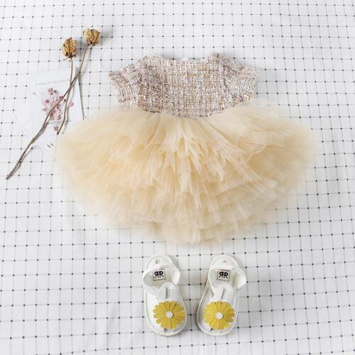 First Birthday Dress for Girl Baby Babies Dress One Year1/2 Birthday Bridesmaid Dresses Baby Girls Baptism Christening Gown