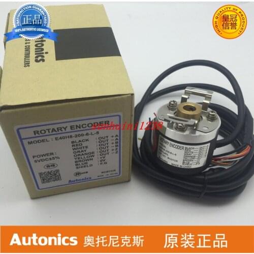 Brand new original Autonics encoder E40H8-200-6-L-5 E40H8-600-3-N-24