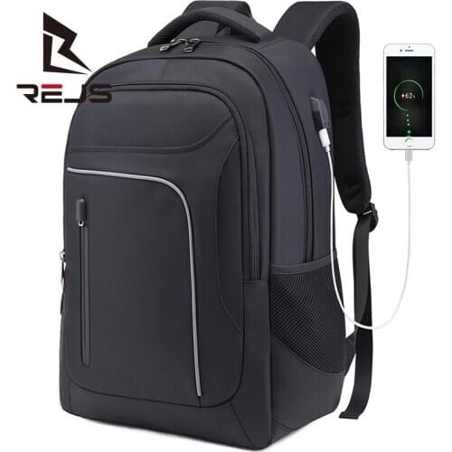Business Backpack for Men Waterproof Oxford Casual Backpacks 14-17 Inch Laptop Usb Charge Anti-Theft Travel Bag Rucksack mochila