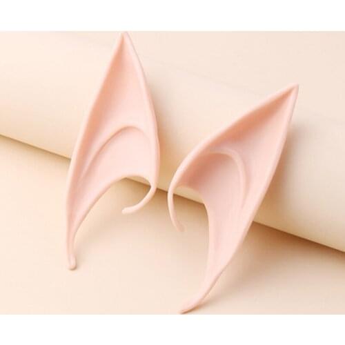 Mysterious Angel Elf Ears Latex Ears for Fairy Cosplay Costume Accessories Halloween Decoration Photo Props Adult Kids Toys