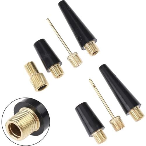 3/4pcs Nozzle Adapter Gym Ball Manual Hand Pump Needle Set Outdoor Soccer Volleyball Air Inflating Portable Multifunction Sports