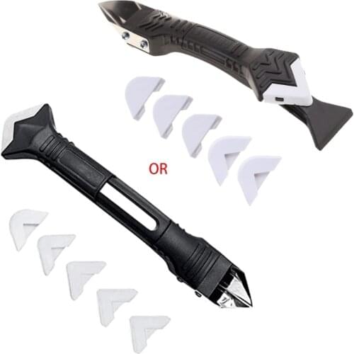 3 in 1 Durable Silicone Sealant Remover Glass Glue Angle Scraper Adhesive Kit 449C