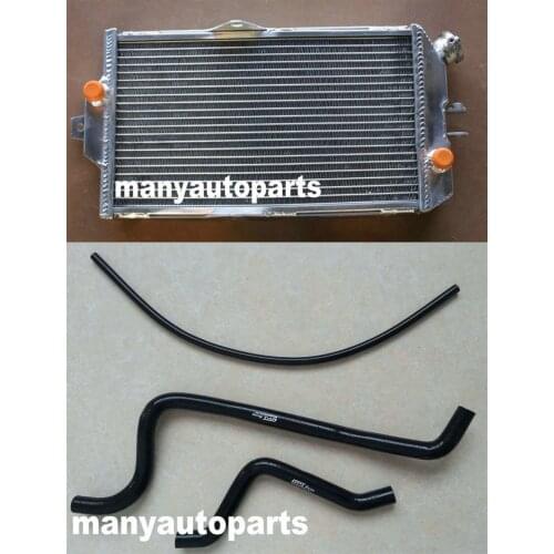 Aluminum Radiator + Silicone Hose For Suzuki Quadzilla Zilla 500 LT500R 2x4 1987-1990 LT 500R 87 88 89