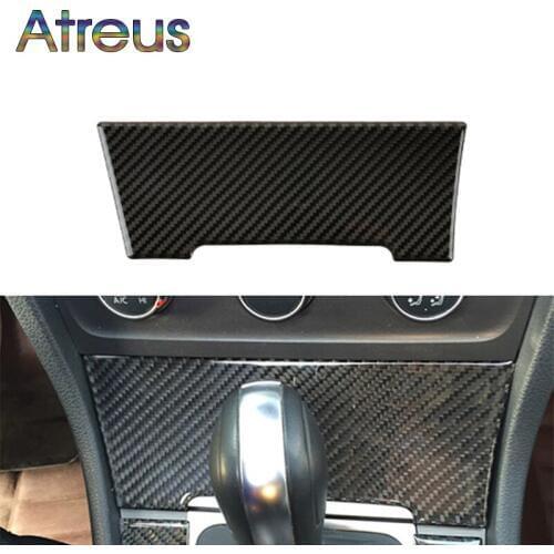 Atreus Central Console AC Carbon Fiber Trim Car Stickers For Volkswagen VW Golf 7 GTI GTD MK7 2013-2017 Car-styling Accessories