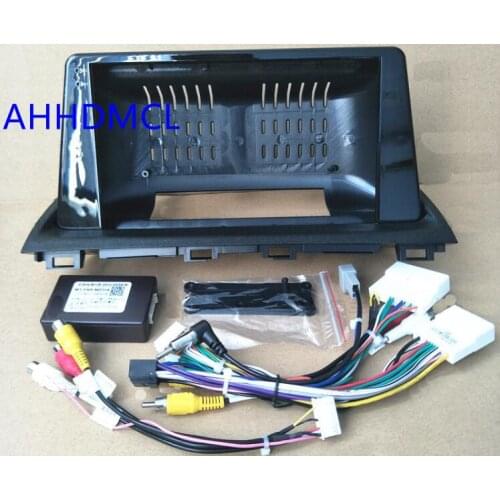 Car Fascias Navigation Dash Frame Kit For 9" Universal Android Multimedia Player For Mazda Axela High Configuration 2017-2019